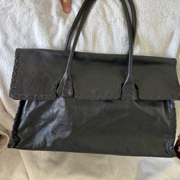 Vintage Jamie Young leather tote bag. Good condition - Picture 3 of 7